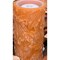 4x8 Orange Fall Maple Fountain Candle – LED Bubbling Candle with Remote-LC3279